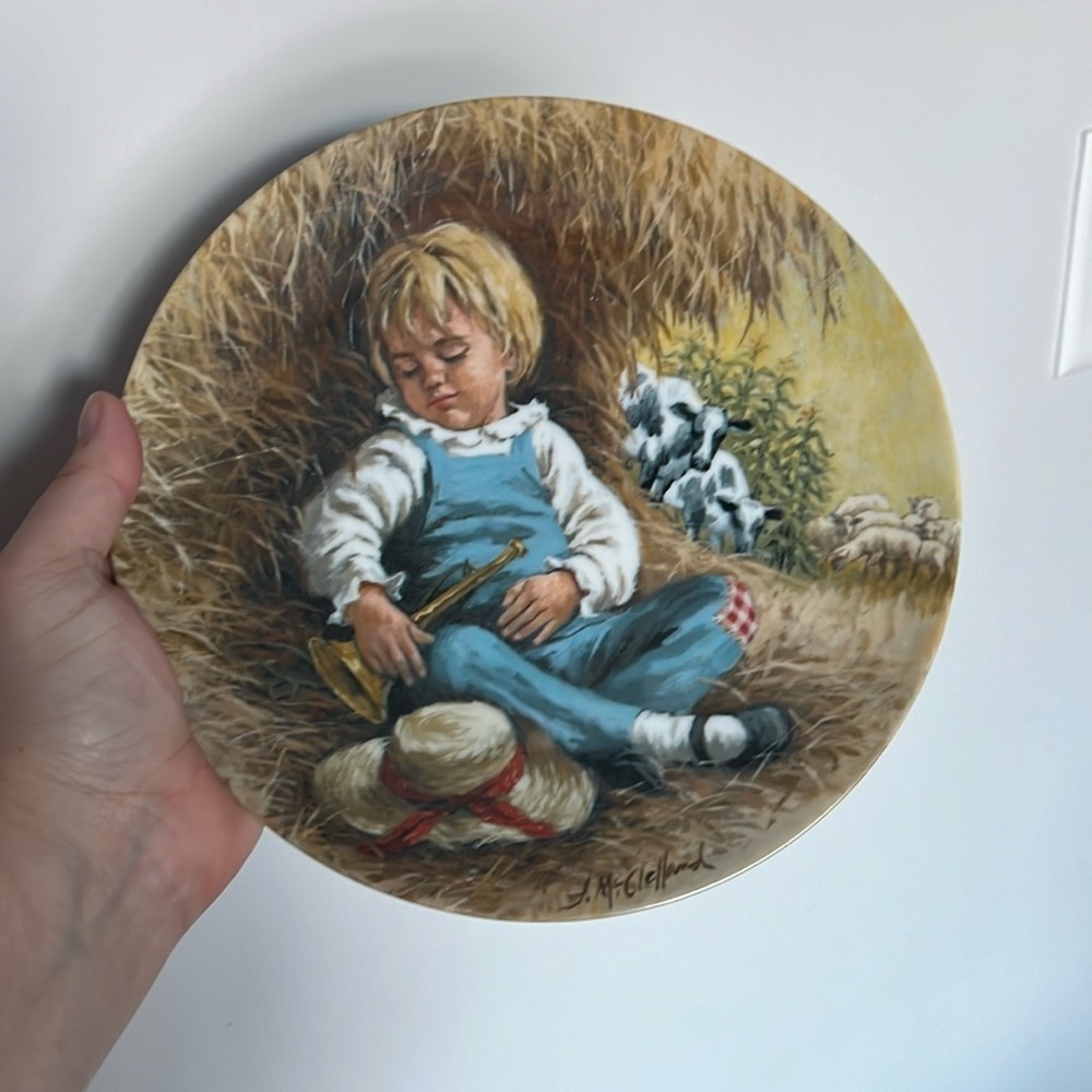 1980 Little boy blue second in mother goose series by John Mc Clelland